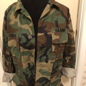 Camo jacket I can remove name tag